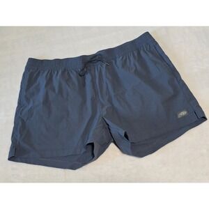 Aftco Mens XL Nylon Stretch Blue Strike Swim Shorts Drawstring Beach Fishing
